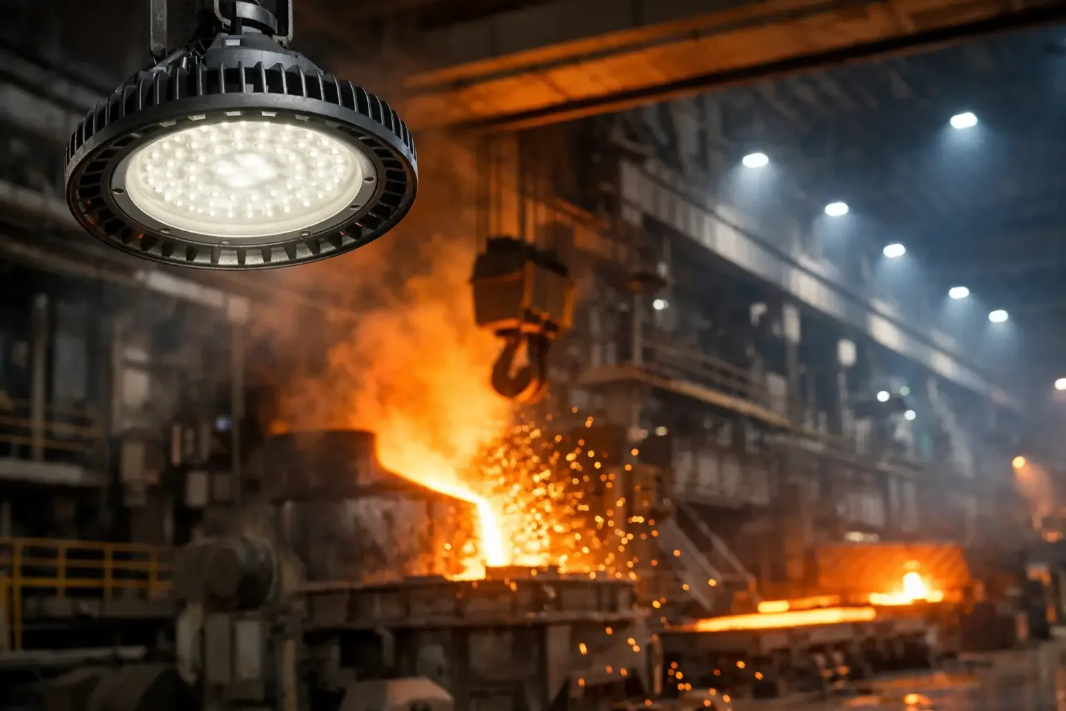 LED Lighting for Steel Mills That Handles Heat
