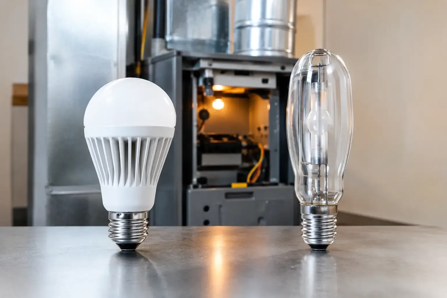 LED Versus HID Furnace Lighting: What Fits?