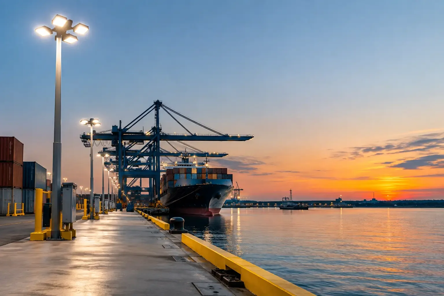 Marine Terminal Retrofit Lighting That Holds Up