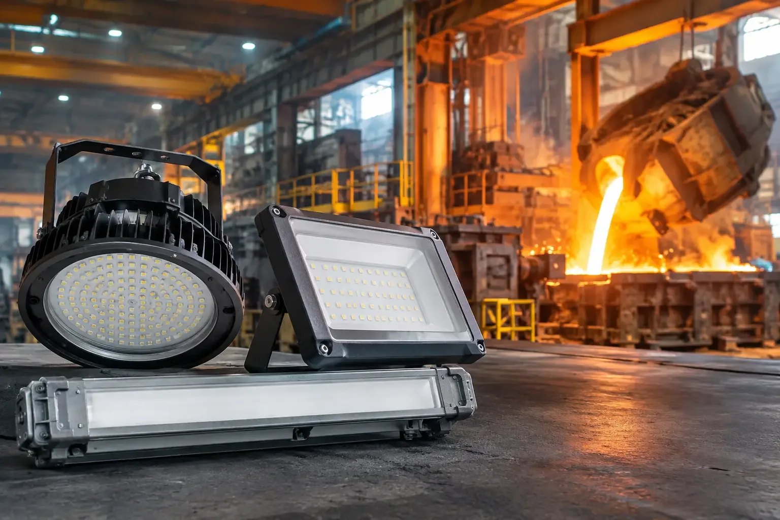 Top LED Fixtures for Foundries That Hold Up