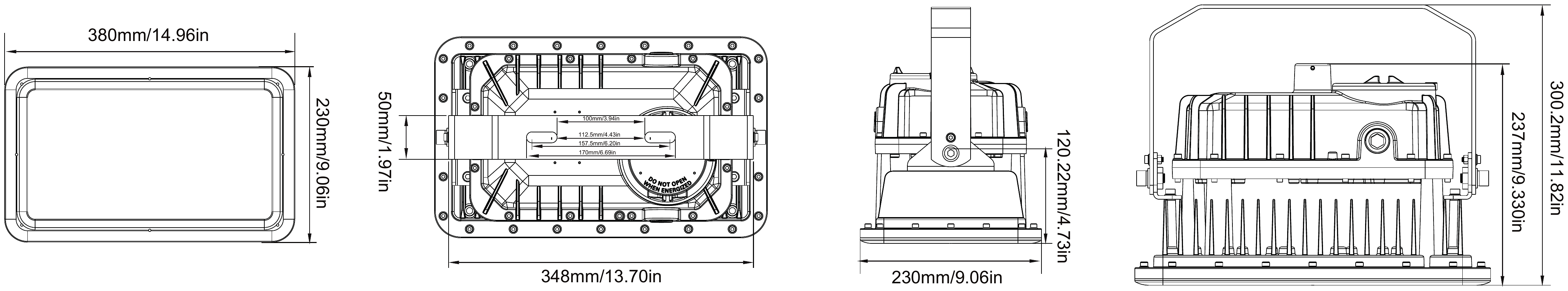EPC-A A3 source dimension drawing