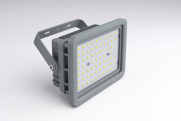 EXA C1D2 LED floods aimed at panels and valves, reduced instrument glare in corridors.