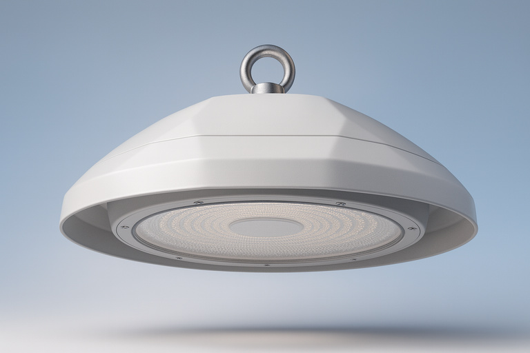 NSF IP69K freezer LED high bay X2Y HBD, sub zero cold storage illumination, corrosion resistant housing for food plants.